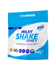 6PAK Milky Shake Whey (71% WPC) 300g